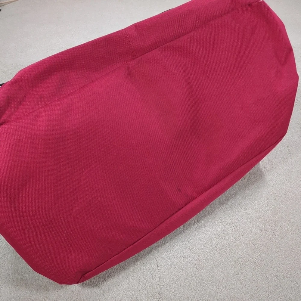 Snap-On Tools Duffle Style Gym Track Travel Bag Carry On Red/Black 20x10x10